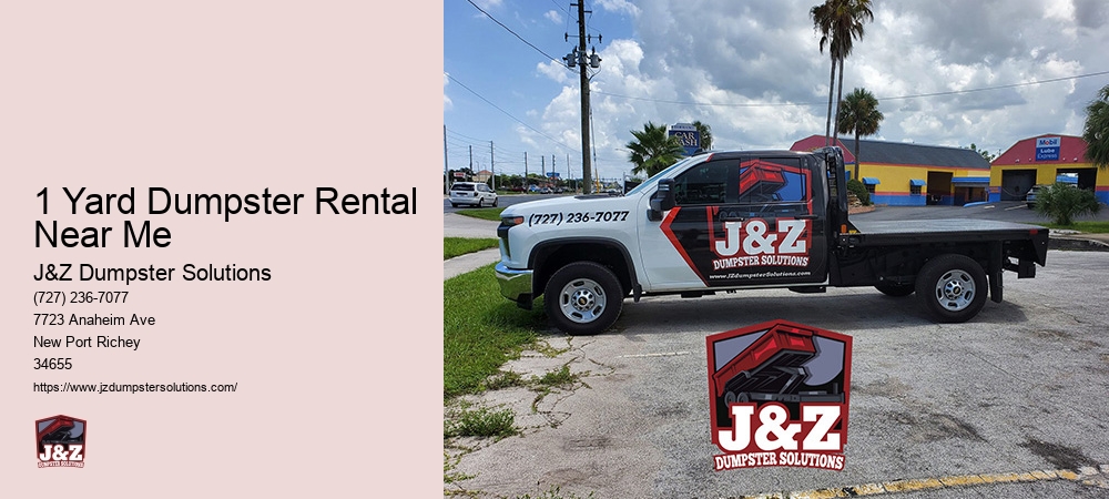 8 Yard Dumpster Rental Cost