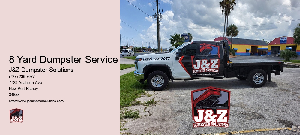 3 Yard Dumpster Service