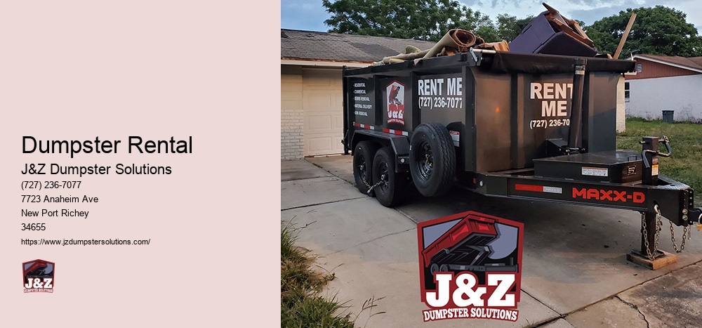 3 Yard Dumpster Service