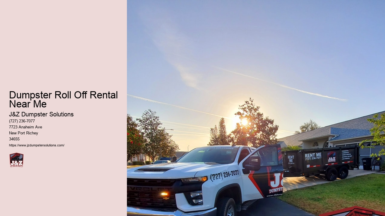 Dumpster Roll Off Rental Near Me