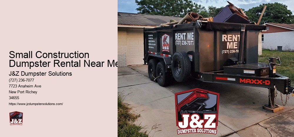 Waste Roll-off Dumpster Rental